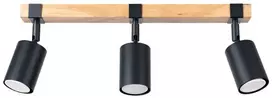 Sollux Lighting Lubinis šviestuvas FAGER 3 juodas