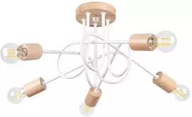 Lubinis šviestuvas Sollux Lighting Šviestuvas EMBER 5 baltas