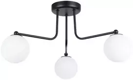Lubinis šviestuvas Sollux Lighting Šviestuvas ASTRAL 3 juodas