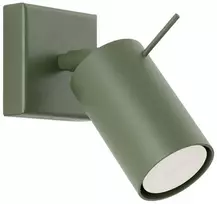 Sollux Lighting Sieninis šviestuvas RING alyvuogių žalia