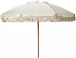 Saulės skėtis su kutais 180cm smėlio sp.