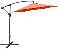 Saulės skėtis D3xH2.55m poliest./oranžinis