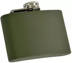 Turistinė gertuvė Mil Tec 110ml/9.5x2.3x7.8cm nerūd. plieno/žalia