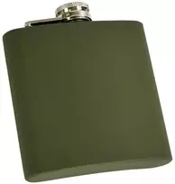 Turistinė gertuvė Mil Tec 170ml/9.5x2.3x10.6cm nerūd. plieno/žalia