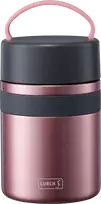 Lurch Ag Vokietija Nerūdijančio plieno termosas maistui, 800 ml, rausvo metalo sp.