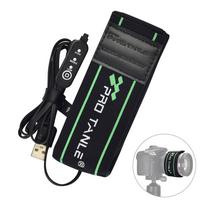 PRO TANLE USB Objektyvo šildytuvas 290mm/11.4in Fotoaparato objektyvo šildytuvas 3 temperatūros lygiai Greitas tolygus šildymas skirtas juoda