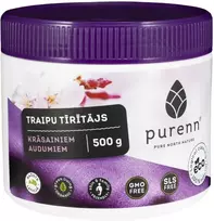 Ekologiški dėmių valymo milteliai Purenn 500g spalvot. skalbiniams