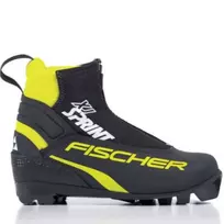Vaikiški slidžių batai XJ Sprint FISCHER 37 dydis juodi/geltoni