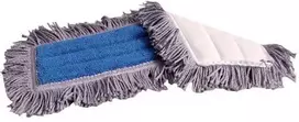 Mikropluošto šluostė grindų šepečiui Dan Mop Velcro 60cm mėlyna