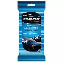 Drėgnos servetėlės automobilių langams Miauto 20vnt.