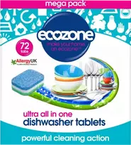 ECOZONE indaplovės tabletės Ultra 72 vnt.