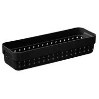 Plastikinė dėžė Seoul M Plast Team 5x7.8x23.8cm juoda
