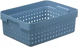 Plastikinė dėžė Seoul M NHG 13.1x26.8x35.7cm mėlyna