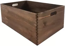 Medinė dėžė S-02 600x400x230mm ruda