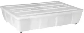 Plastikinė dėžė fiksuojamu dangčiu PLAST TEAM 57L/79x58.5x17.6cm