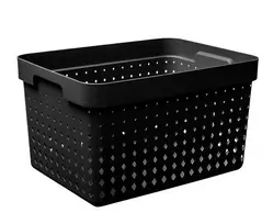 Plastikinė dėžė Seoul Plast Team L/26.8x35.7x20.9cm juodas