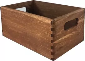 Medinė dėžė S-05 300x200x135mm ruda