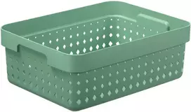 Plastikinė dėžė Seoul M NHG 13.1x26.8x35.7cm rozmarinų žalia