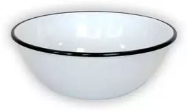 Emaliuotas dubuo 4L baltas