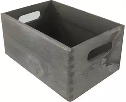 Medinė dėžė S-05 300x200x135mm pilka