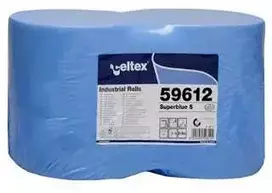 Prime Pramoninis valymo popierius Super S Celtex 180m/500lap./3-sluoksnis/2vnt. mėlynas
