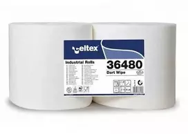 Prime Pramoninis valymo popierius Dart Wipe Celtex 168m/800lap./2-sluoksnis/2vnt. baltas