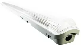 Lubinis šviestuvas Eko Light Šviestuvas be balasto IP65 1xT8 126.5cm pilkas