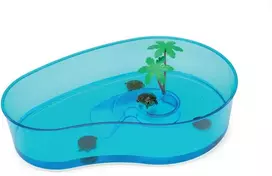 Akvariumas vėžliams VIRGOLA 40x27x9cm plastikinis