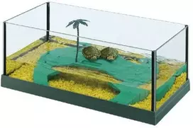 Akvariumas vėžliams HAITI 40 Ferplast 41x21x16cm stiklinis