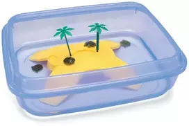 Akvariumas vėžliams NINJA 50x40x14.5cm plastikinis