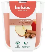 Bolsius „True Scents“ kvapioji žvakė 97 x 85 mm, obuolių ir cinamono skonio