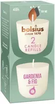 Bolsius CleanLight Candle Refills 2pcs Gardenia&Fig
