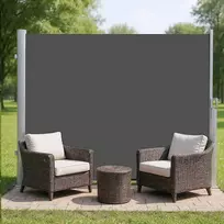 Songmics Šoninė markizė 200,1 × 350,1 cm anthracite