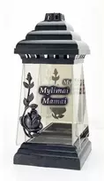 Salamina Kapų žvakė.Žvakidė į kapines "Koplytėlė MYLIMAI MAMAI" aukštis 31,5 cm