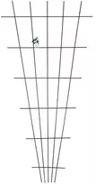 Augalų atrama Garden Center GT-026, 150 cm x 75 cm, metalinė