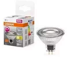 LED lemputė OSRAM Star MR16, GU5.3, 8W, 2700 K, 36°, 621 lm, dimeriuojama, šiltai baltos sp.