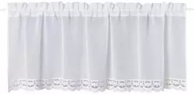 Dieninės užuolaidos Domoletti ZOLA, baltos, 150 cm x 45 cm