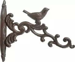 Gėlių vazono laikiklis Esschert Design BR21, 21,6 cm x 4,7 cm, 19,1 cm, metalinis, rudos spalvos.