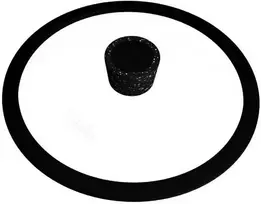 Keptuvės dangtis BOLLIRE Silicon, stiklinis, ø 24 cm
