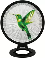 3D Gaminiai Stalinis LED šviestuvas Kolibris, apskritimo formos