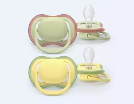 „Philips Avent“ čiulptukas „Ultra Air“, 18 mėn.+, šviesiai žalias/geltonas