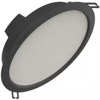 Ledvance 13W LED įleidžiama panelė DOWNLIGHT IP44 GEN2, juoda, 3000K, 100°