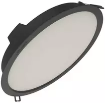 Ledvance 30W LED įleidžiama panelė DOWNLIGHT IP44 GEN2, juoda, 3000K, 100°