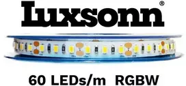 14,4W/m LED juosta LUXSONN, RGB+4000K, DC24, IP20, 60 LED/m, BRIDGELUX diodai, 5m ritė