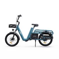 OneSport OT01 20'' cargo electric bike, 500W motor, 27AH battery, oil brake, power-assisted mode endurance: 80-100KM mėlyna