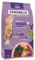 BOSCH Sanabelle Adult Ostrich & mėlynės – sausas kačių maistas – 2kg