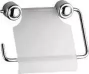 Tualetinio popieriaus laikiklis su dangteliu plastikinis/chromo sp.