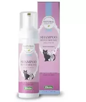 Natural Derma Pet Cat No-Rinse Šampūnas Mousse jautriai odai su medetkomis