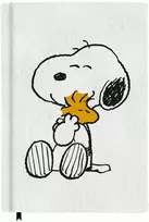 Snoopy - pliušinis užrašų knygelė / užrašinė A5 iš „Lazy Days“ kolekcijos