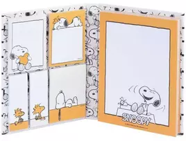 Snoopy - A6 formato lipnus užrašų sąsiuvinis iš „Lazy Days“ kolekcijos